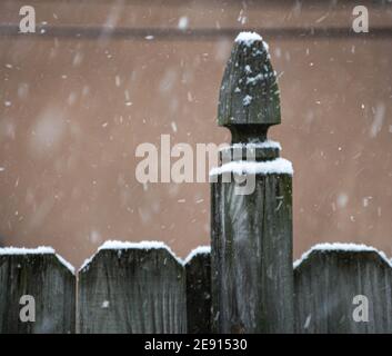 Philly 2021 Schneesturm Stockfoto