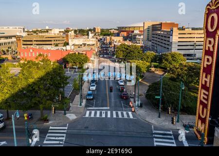 Beale Street, Memphis, Tennessee Stockfoto