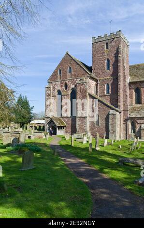 Dore Abbey, eine ehemalige Zisterzienserabtei, heute Pfarrkirche, Golden Valley, Herefordshire, Großbritannien Stockfoto