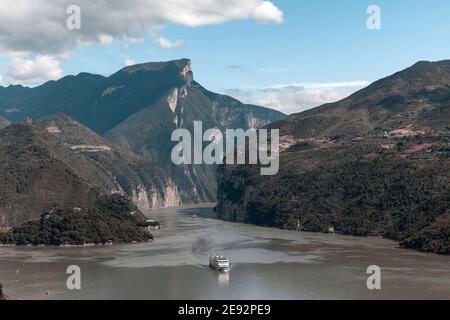 Chongqing fengjie KuiMen Tageslandschaft Stockfoto