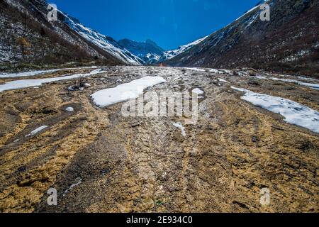Huanglong Landschaft Stockfoto