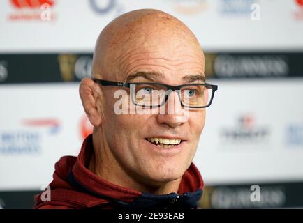 Datei Foto vom 06-03-2020 von England Verteidigungstrainer John Mitchell. Ausgabedatum: Dienstag, 2. Februar 2021. Stockfoto
