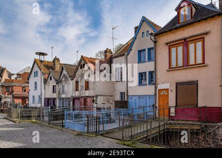 AMIENS, FRANKREICH - 05. Apr 2019: Amiens, Frankreich, die Stadt Amiens in der Picardie im Norden Frankreichs. Stockfoto