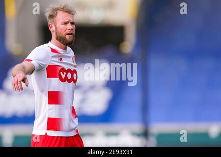 BRÜGGE, BELGIEN - JANUAR 31: Joao Klauss De Mello von Standard de Liege während des Pro League Spiels zwischen Club Brugge und Standard Luik bei Jan Breyd Stockfoto