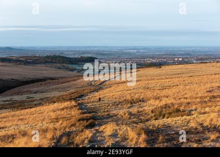 Lokaler Ort der Schönheit Healy NAB vom Great Hill aus gesehen Stockfoto