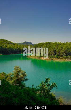 Der Sichar-Stausee in Ribesalbes, Castellon, Spanien Stockfoto