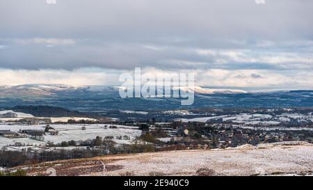 West Pennine Mooren im Winter Stockfoto