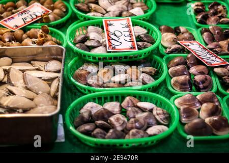 Diese Fotoserie möchte die verschiedenen Szenarien in Japan während eines zweiwöchigen Urlaubs durch die größte Insel Honshu hervorheben. Stockfoto