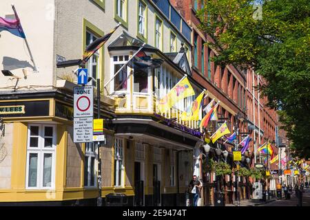 Großbritannien, England, Greater Manchester, Manchester, Canal Street, Gay Village Stockfoto