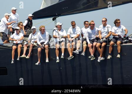 Spupermaxiyacht Regatta 2008, Porto Cervo, Sardinien Stockfoto