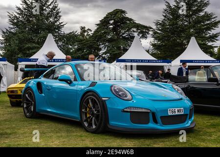 Porsche 911 GT3 RS auf dem Concours d’Elegance Am 26. September 2020 im Schloss Blenheim Stockfoto