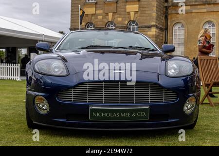 Aston Martin V12 Vanquish auf der Ausstellung im Concours d’Elegance Am 26. September 2020 im Schloss Blenheim Stockfoto
