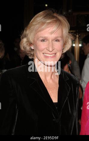 DIE US-Schauspielerin Glenn Close posiert während des Benefit Dinner der International Women's Health Coalition 2006 in der 42. Straße von Cipriani in New York am Donnerstag, den 19. Januar 2006. Foto von Nicolas Khayat/ABACAPRESS.COM Stockfoto