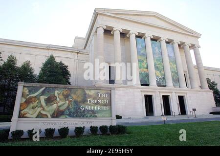 Die Weltpremiere der Ausstellung des französischen Malers Paul Cezanne in der Provence in der National Gallery of Art in Washington öffnet Sonntag 29 januar. Es markiert den Beginn der Feier der Leistungen dieses Künstlers im Jahr 2006, dem hundertsten Jahrestag seines Todes. Foto von Olivier Douliery/ABACAPRESS.COM Stockfoto