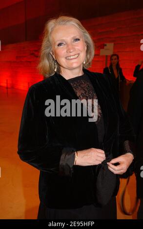 Die französische Schauspielerin Marie-Christine Barrault nimmt am 28. Januar 2006 am Galadinner für das Pferderennen 'Le Prix d'Amerique Marionnaud' im Carroussel du Louvre in Paris, Frankreich, Teil. Foto von Bruno Klein/ABACAPRESS.COM Stockfoto