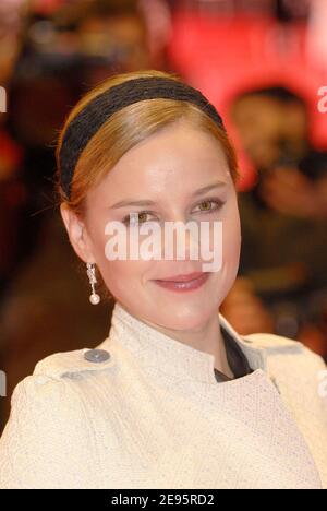 'Die australische Schauspielerin Abbie Cornish nimmt am 15. Februar 2006 an der Premiere des Films ''Candy'' während der 56. Internationalen Filmfestspiele der Berlinale in Berlin Teil. Foto von Bruno Klein/ABACAPRESS.COM.' Stockfoto