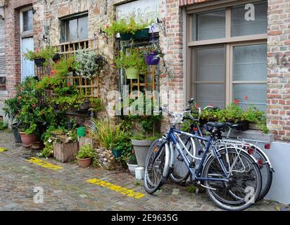 Brügge, Belgien, eine wunderschöne mittelalterliche Stadt Stockfoto