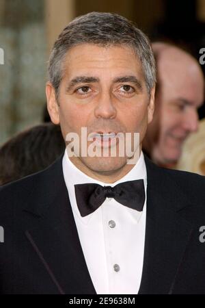 „George Clooney, nominierter bester Regisseur und bestes Originaldrehbuch für „Good Night, and Good Luck“, bei der Verleihung der 78. Annual Academy Awards, die am 5. März 2006 im Kodak Theatre in Los Angeles, CA, USA, verliehen wurden. Foto von Hahn-Khayat-Nebinger/ABACAPRESS.COM' Stockfoto