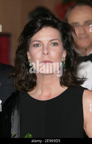 Prinzessin Caroline von Monaco, trägt Chanel, abgebildet auf dem Rosenball 2006 im Monte-Carlo Sporting Club, am 25. März 2006 in Monaco. Foto von Nebinger-Orban/ ABACAPRESS.COM Stockfoto