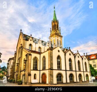 St. Laurenzen-Kirche in St. Gallen, Schweiz Stockfoto