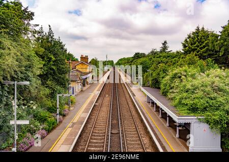 Sole Street Bahnhof, Kent, Großbritannien Stockfoto