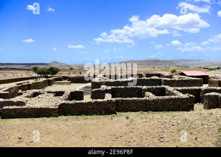 Dungur Palast (Königin von Sheba Palast) in Aksum, Äthiopien. Stockfoto