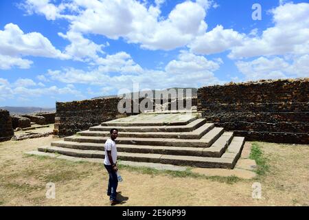 Dungur Palast (Königin von Sheba Palast) in Aksum, Äthiopien. Stockfoto