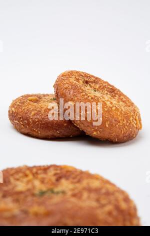 Verschiedene koreanische Donuts, Donuts Stockfoto