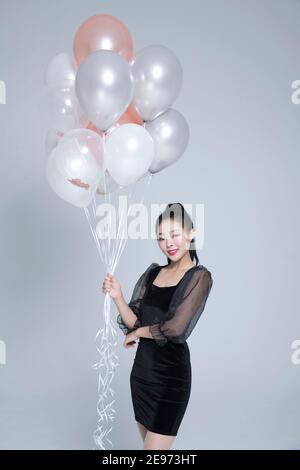 Mädchen, Damen Party Konzept Stockfoto