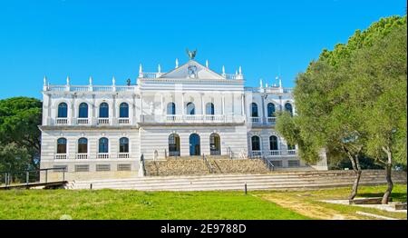 Palast von Acebron im Nationalpark Doñana, El Rocío, Huelva, Andalusien, Spanien Stockfoto