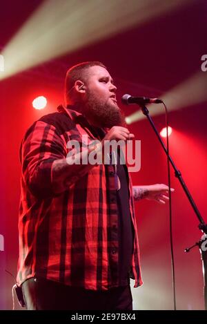 RAG'n'Bone man alias Rory Graham beim Wychwood Festival, Cheltenham, Großbritannien. Juli 4, 2016 Stockfoto