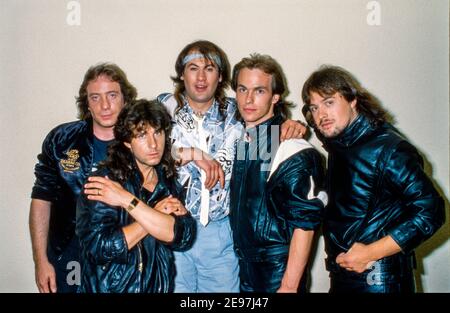 HILVERSUM, NIEDERLANDE - 06. JUL 1985: Marillion sind eine britische Rockband, die 1979 gegründet wurde. Sie entstanden aus der Post-Punk-Musikszene in Großbritannien Stockfoto