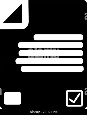 Symbolvektor zum Hochladen von Artikeln Stock Vektor