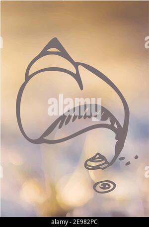 Sommer Sand Hintergrund-Vektor Illustration, Papier Hintergrund, Buchstaben Stock Vektor