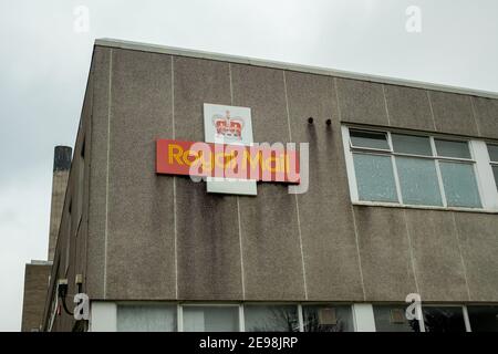 London- Royal Mail Sortierbüro in Acton, West London Stockfoto