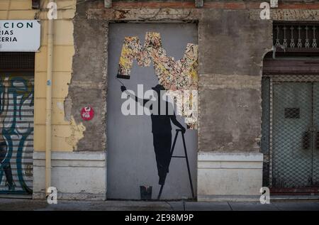 Spanien, Malaga, Cadiz, soho, Stockfoto