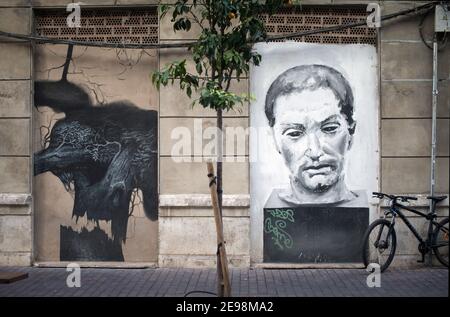 Spanien, Malaga, Cadiz, soho, Stockfoto