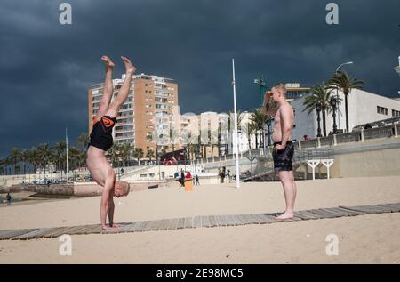 Spanien, Malaga, Cadiz, soho, Stockfoto