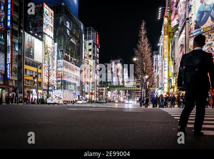 Diese Fotoserie möchte die verschiedenen Szenarien in Japan während eines zweiwöchigen Urlaubs durch die größte Insel Honshu hervorheben. Stockfoto