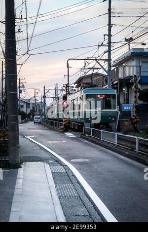 Diese Fotoserie möchte die verschiedenen Szenarien in Japan während eines zweiwöchigen Urlaubs durch die größte Insel Honshu hervorheben. Stockfoto