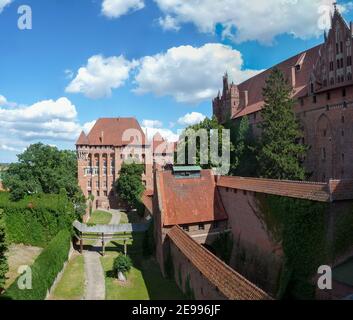 Burg des Deutschen Ordens in Malbork, Polen Stockfoto