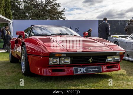 Ferrari 288 GTO auf dem Concours d Elégance Am 26. September 2020 im Schloss Blenheim Stockfoto