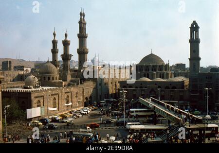 Kairo Ägypten Al Azhar Moschee Alte Universität Stockfoto