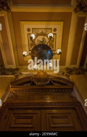 Casino Interior Monte Carlo, Monaco Stockfoto