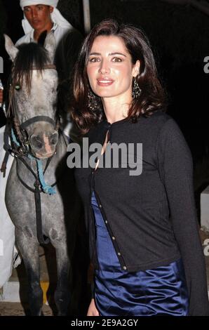 Die italienische Schauspielerin Luisa Ranieri nimmt am 29. April 2006 an der ersten Eröffnungsfeier des Internationalen Djerba TV Festivals in Djerba, Tunesien, Teil. Foto von Bruno Klein/ABACAPRESS.COM Stockfoto