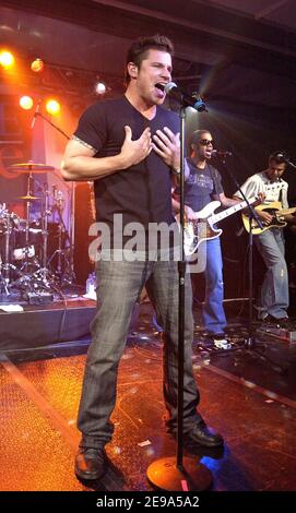 Nick Lachey tritt am 6. Mai 2006 bei Style Stage NYC im Metropolitan Pavilion und im Altman Building in New York City, NY, USA, auf. Foto von Donna ward/ABACAPRESS.COM Stockfoto