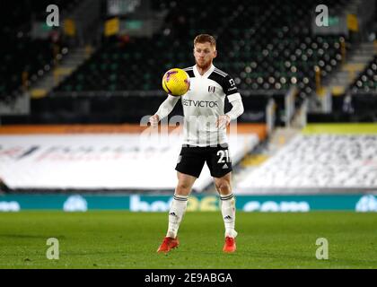 Craven Cottage, London, Großbritannien. Februar 2021, 3rd. English Premier League Football, Fulham versus Leicester City; Harrison Reed of Fulham Credit: Action Plus Sports/Alamy Live News Stockfoto