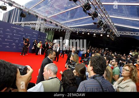 Atmosphare während der Laureus World Sports Awards 2006, im Parc del Forum, Barcelona, Spanien am 22. Mai 2006.Foto von Patrick Bernard/ABACAPRESS.COM Stockfoto