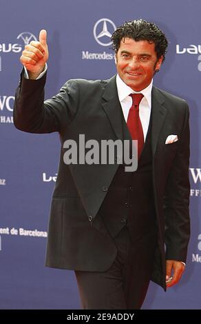 Alberto Tomba kommt bei den Laureus World Sports Awards 2006 im Parc del Forum, Barcelona, Spanien am 22. Mai 2006 an.Foto von Patrick Bernard/ABACAPRESS.COM Stockfoto