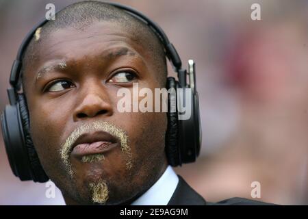 Der französische Djibril Cisse beim Freundschaftsspiel Frankreich gegen Mexiko am 27. Mai 2006 im Stade de France bei Paris. Frankreich gewann 1-0. Foto von Christian Liewig/ABACAPRESS.COM Stockfoto